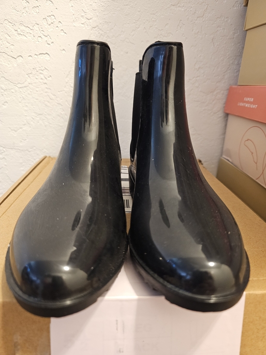 INC International Concepts Other - INC International Concepts Kids Black Gloss Chelsea Rain Boots